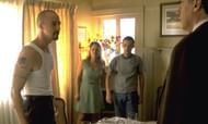 Beverly D'Angelo, Edward Furlong, Elliott Gould, and Edward Norton in American History X (Image via New Line Cinema)
